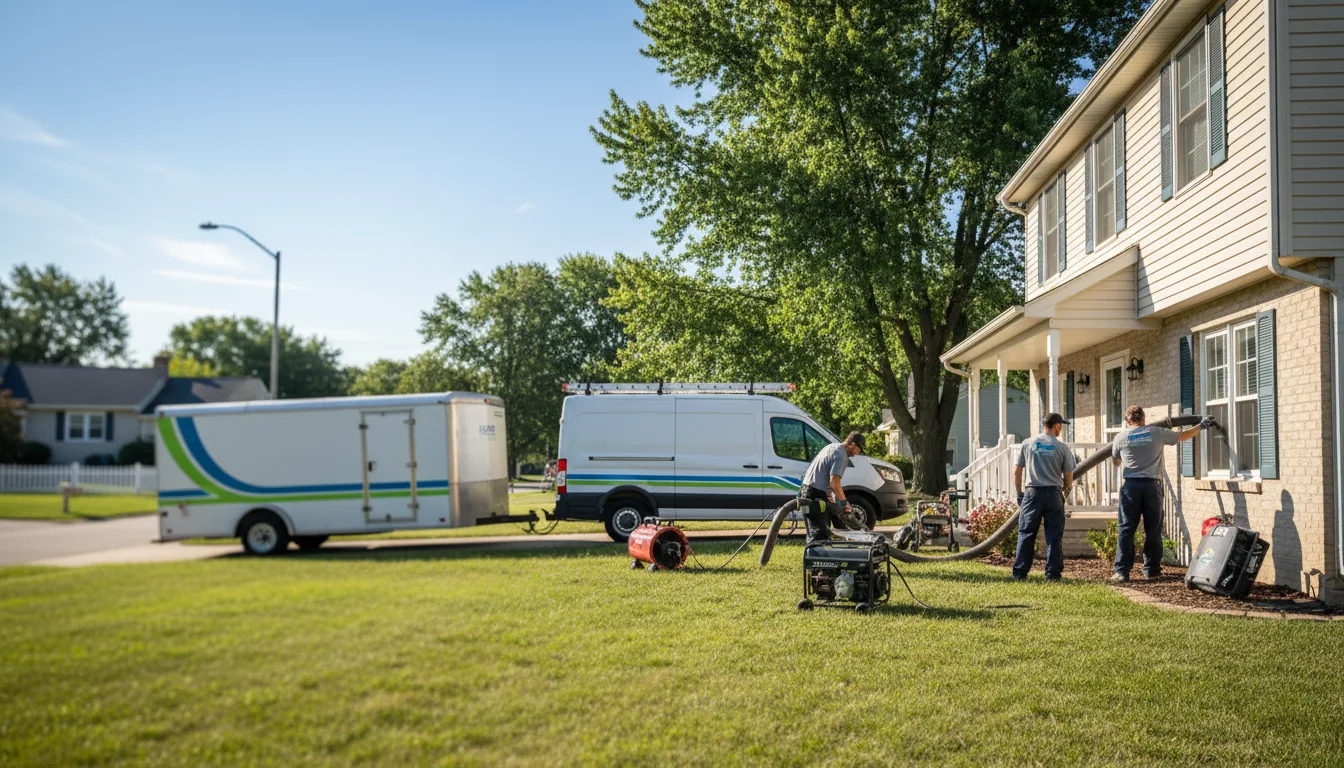 Flooded Basement Restoration And Cleanup With Repair in Gresham, WI near me